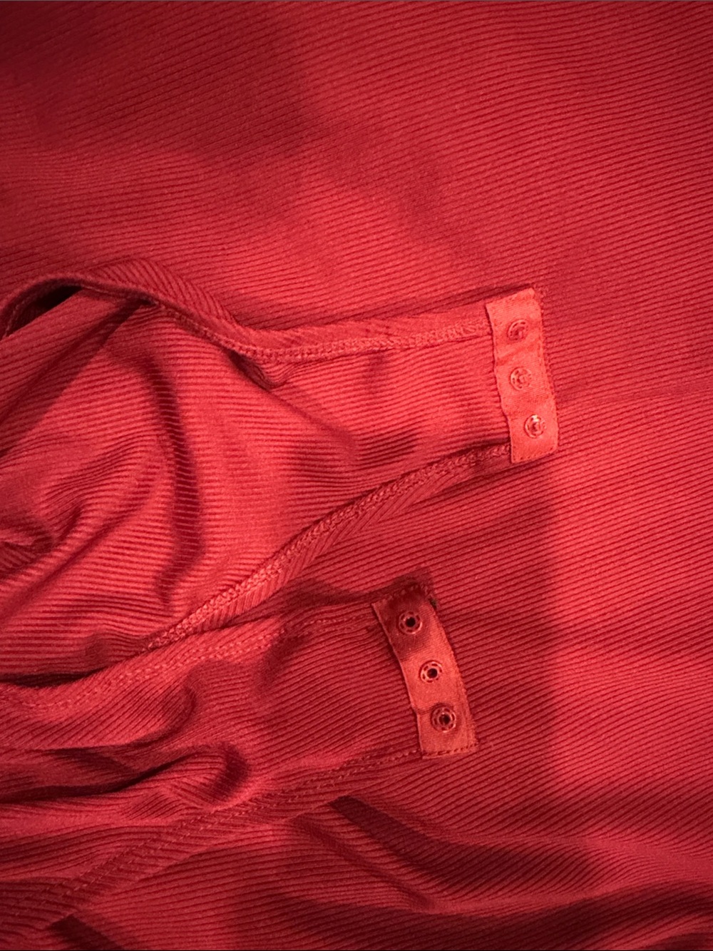 Cider Red Ribbed bodysuit - Picture 4 of 4